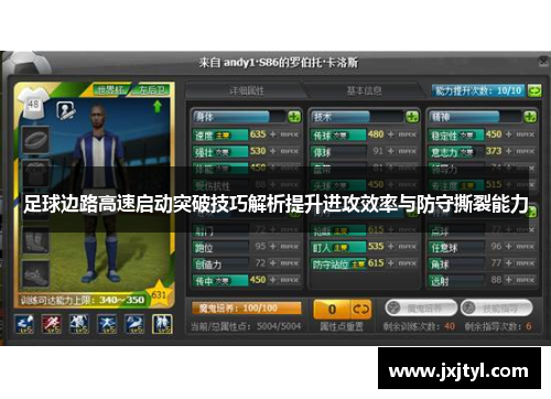 足球边路高速启动突破技巧解析提升进攻效率与防守撕裂能力
